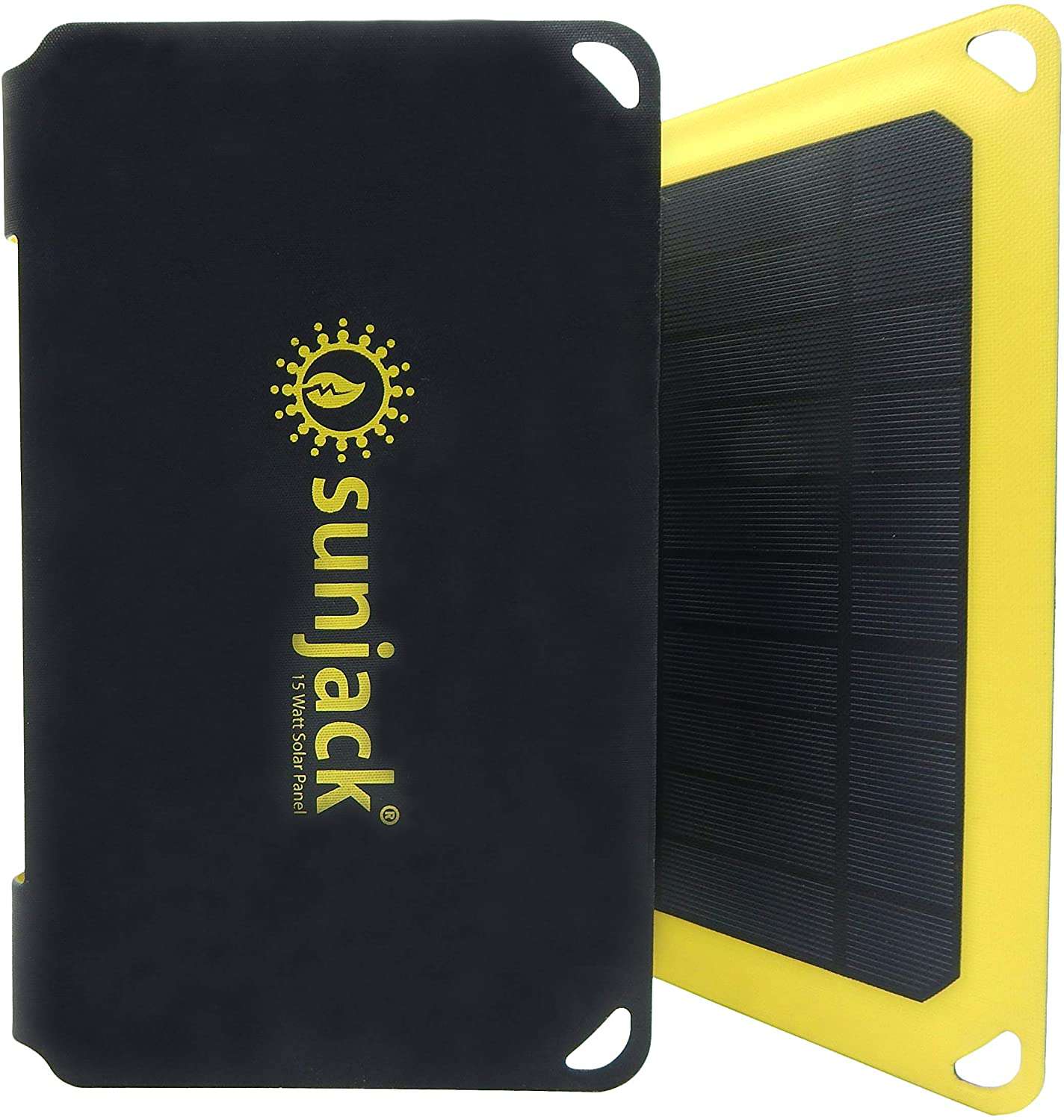 SunJack 15瓦可折叠ETFE单晶太阳能电池板充电器