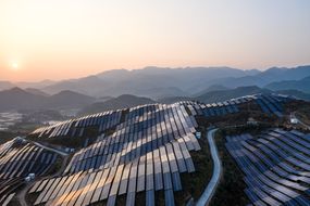 solar panels in Fujian