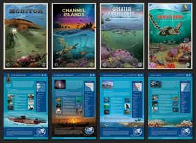 NOAA海洋保护区的海报
