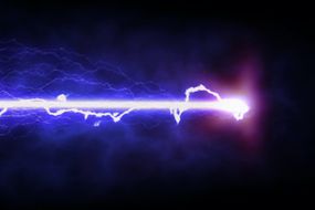 激光产生蓝光和电。
