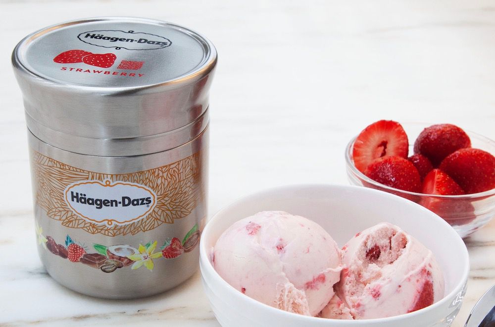 循环Häagen-Dazs冰淇淋
