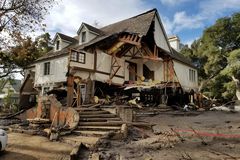 由于2017年托马斯大火，2018年1月，2018年1月在加利福尼亚州蒙特西托附近的野火后滑坡造成了损失。