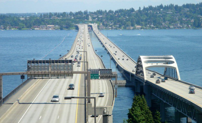 I-90浮桥，西雅图