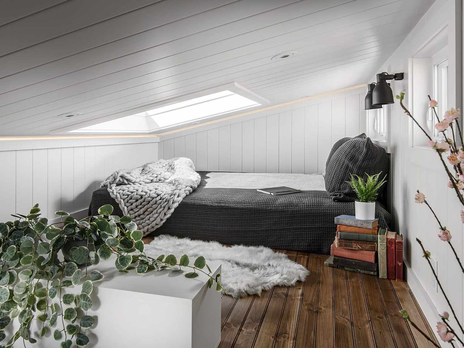 Luna Tiny House by New Frontier Design Sleeping Loft